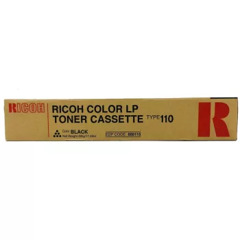 Ricoh 888115 Toner Cartridge Black, Type 110