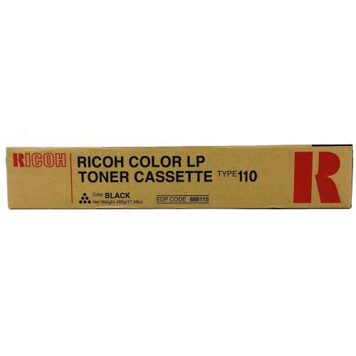 Ricoh 888115 Toner Cartridge Black, Type 110
