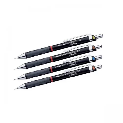 Nyomósirón 0,35mm, fekete test, Rotring Tikky