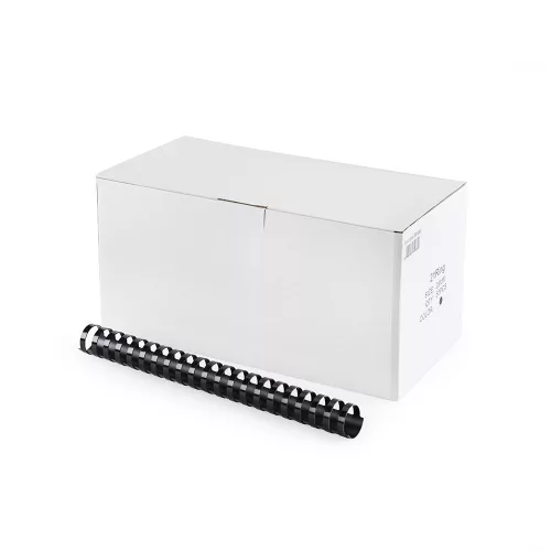 SPIRÁL MŰANYAG 28 MM FEKETE 50 DB