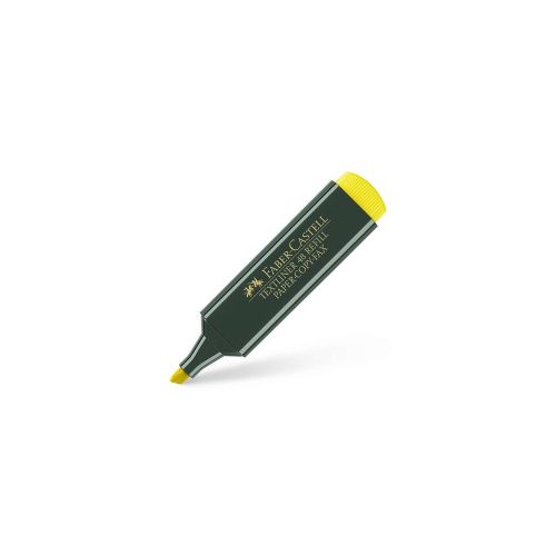 Szövegkiemelő, 1-5 mm, FABER-CASTELL, "Textliner 48", sárga