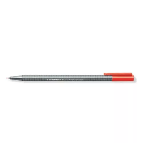 Tűfilc, 0,3 mm, STAEDTLER "Triplus", piros
