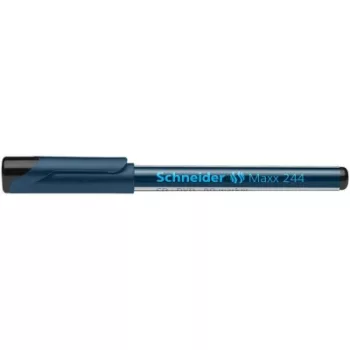   Alkoholos marker, CD/DVD, 0,7 mm, SCHNEIDER "Maxx 244", fekete
