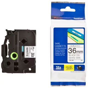   Brother TZe-261 36 mm széles 8 m hosszú szalagkazetta BULK (csomagolás nélküli)