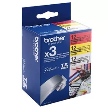   Brother TZe-31M3 szalagkazetta csomag (TZe-231 + TZe-431 + TZe-631)