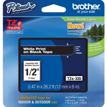 Brother TZe-335 12 mm széles 8 m hosszú szalagkazetta