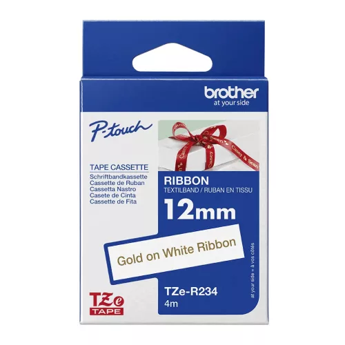 Brother TZe-R234 12 mm széles 4 mm széles szövetszalag