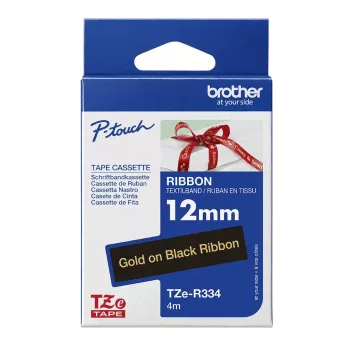 Brother TZe-R334 12 mm széles 4 m hosszú szövetszalag
