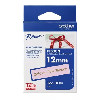 Brother TZe-RE34 12 mm széles 4 m hosszú szövetszalag