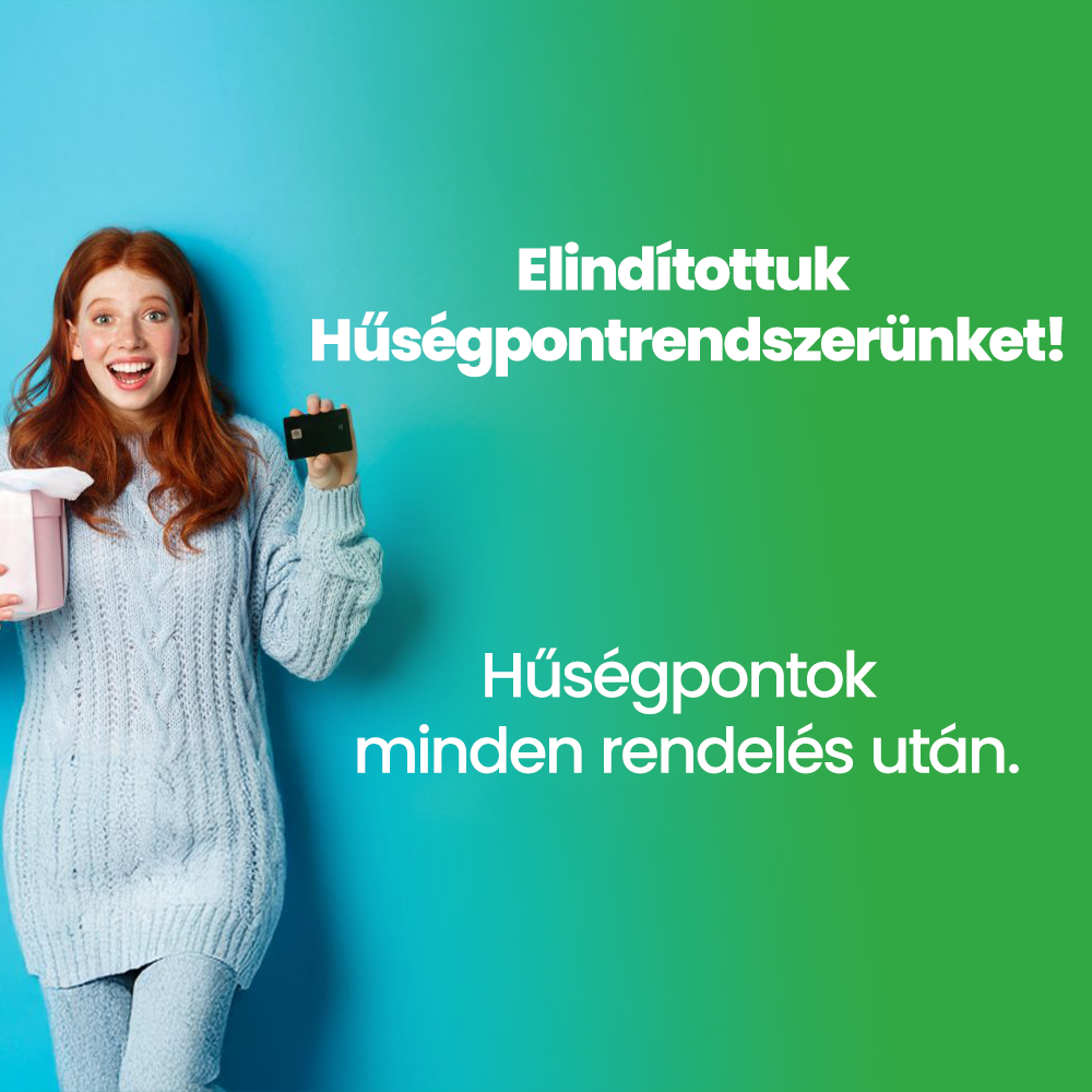 Új hűségpont rendszer – mostantól a rendeléseid pontot érnek